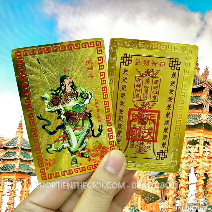 Thẻ Kim Bài Quan Vũ Quan Công